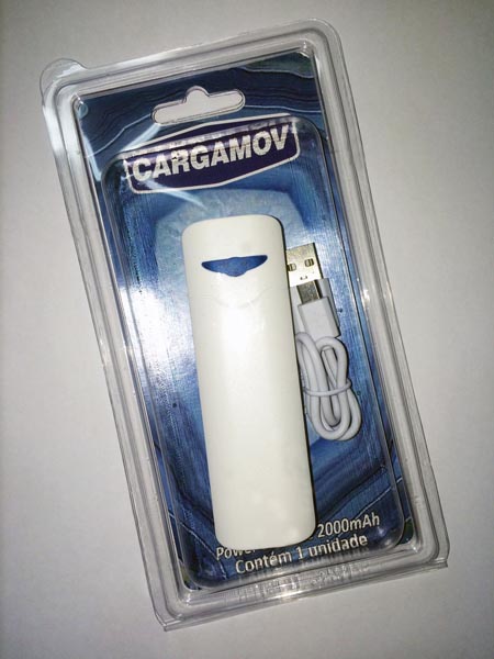 Embalagem para Carregador Celular
